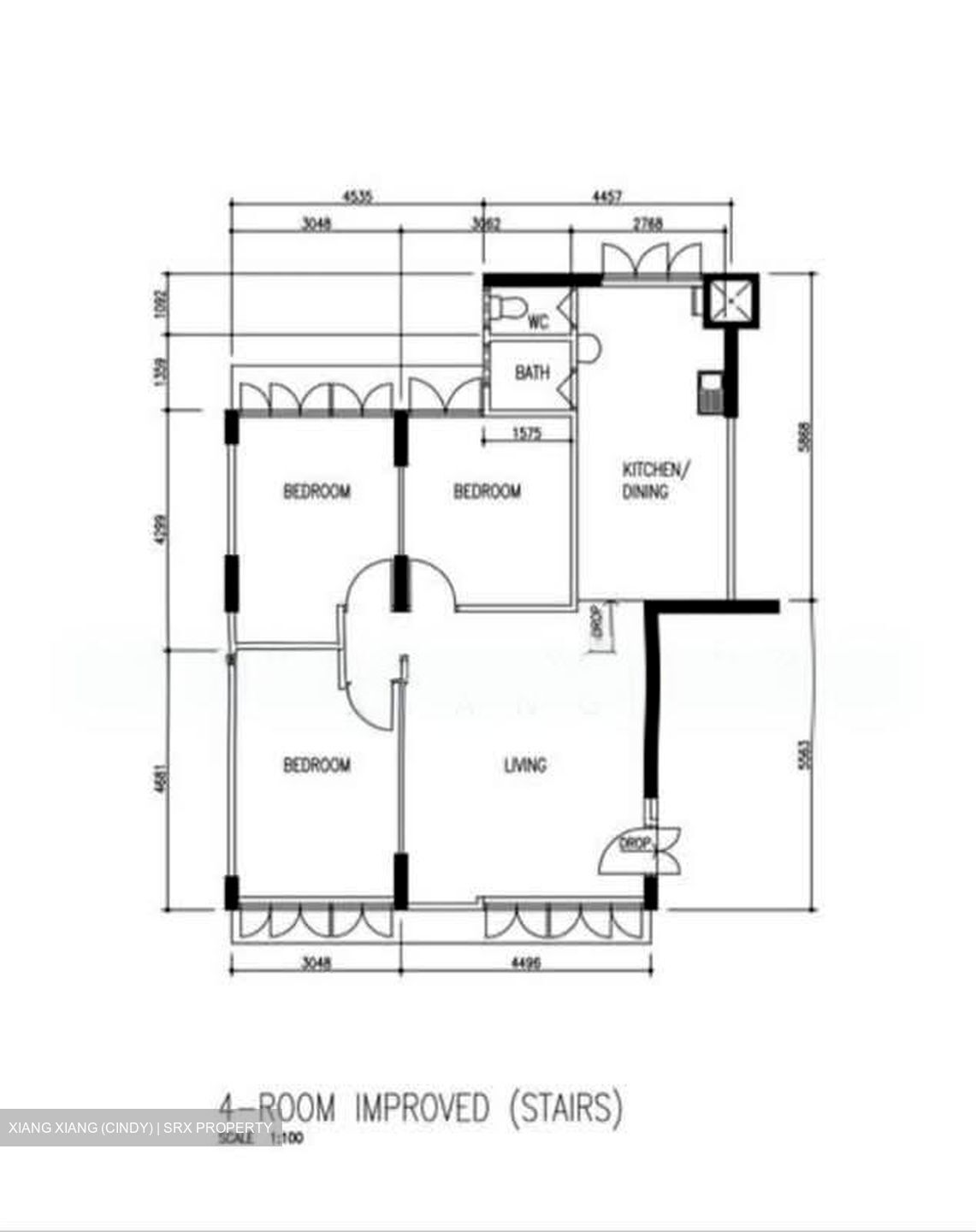 Blk 15 Hougang View (Hougang), HDB 4 Rooms #580910351